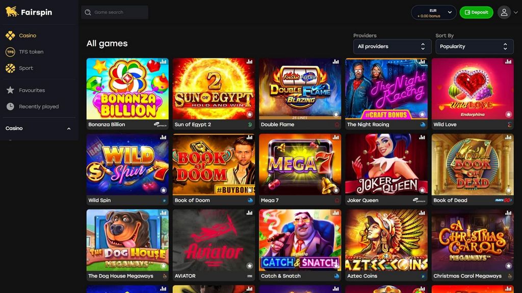 Fairspin Gambling Enterprise Review 2026